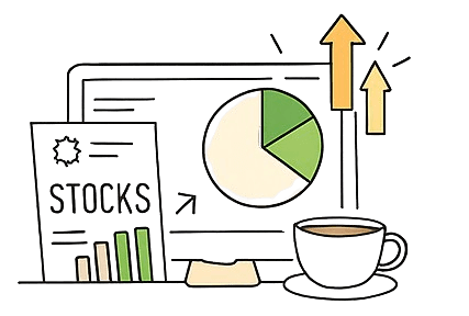 Portfolio analysis dashboard illustration